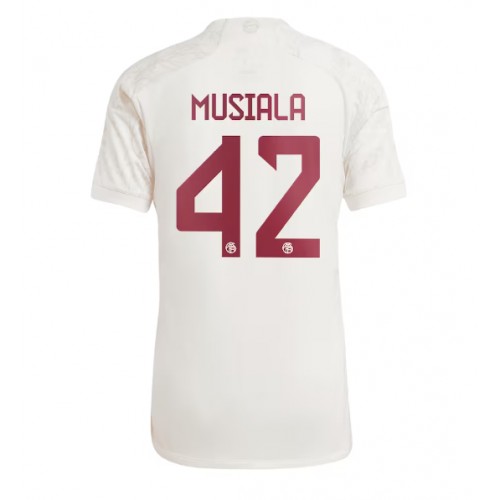 Fotballdrakt Herre Bayern Munich Jamal Musiala #42 Tredjedrakt 2023-24 Kortermet